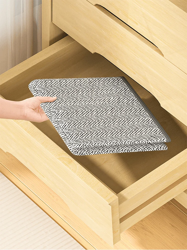1PC Gray bed bottom visible storage bag, two-way zipper, transparent window, suitable for bed botom storage