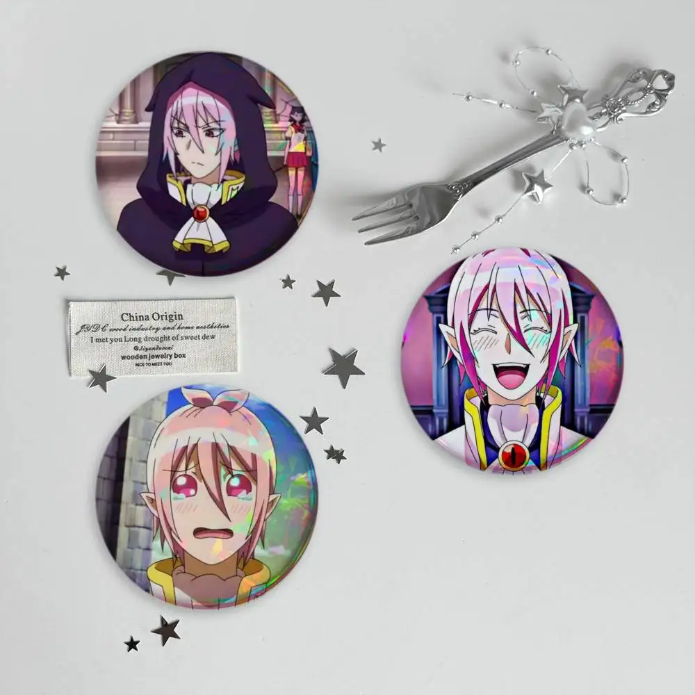 Welcome to Demon School! Iruma-kun Alice Asmodeus Brooches Cartoon Badge Pins Backpack Hat Accessories Friend Gift