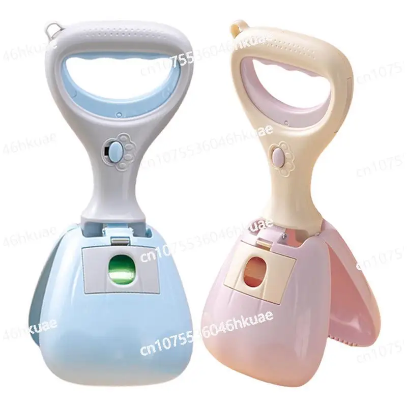 

Совок для собачьих какашек, портативный захват для щенков, лопата для сбора мусора, сборщик кошачьего туалета с эргономичной ручкой, встроенная сумка для хранения