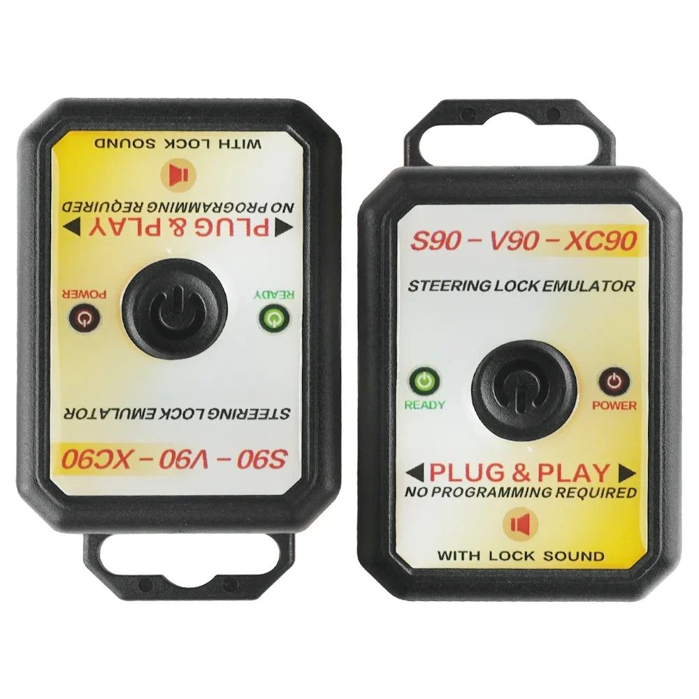 

Для V-ol-vo S90 - V90 - XC90 Симулятор эмулятора замка рулевого управления со звуком замка НОВЫЙ симулятор эмулятора замка рулевого управления для Vol-vo