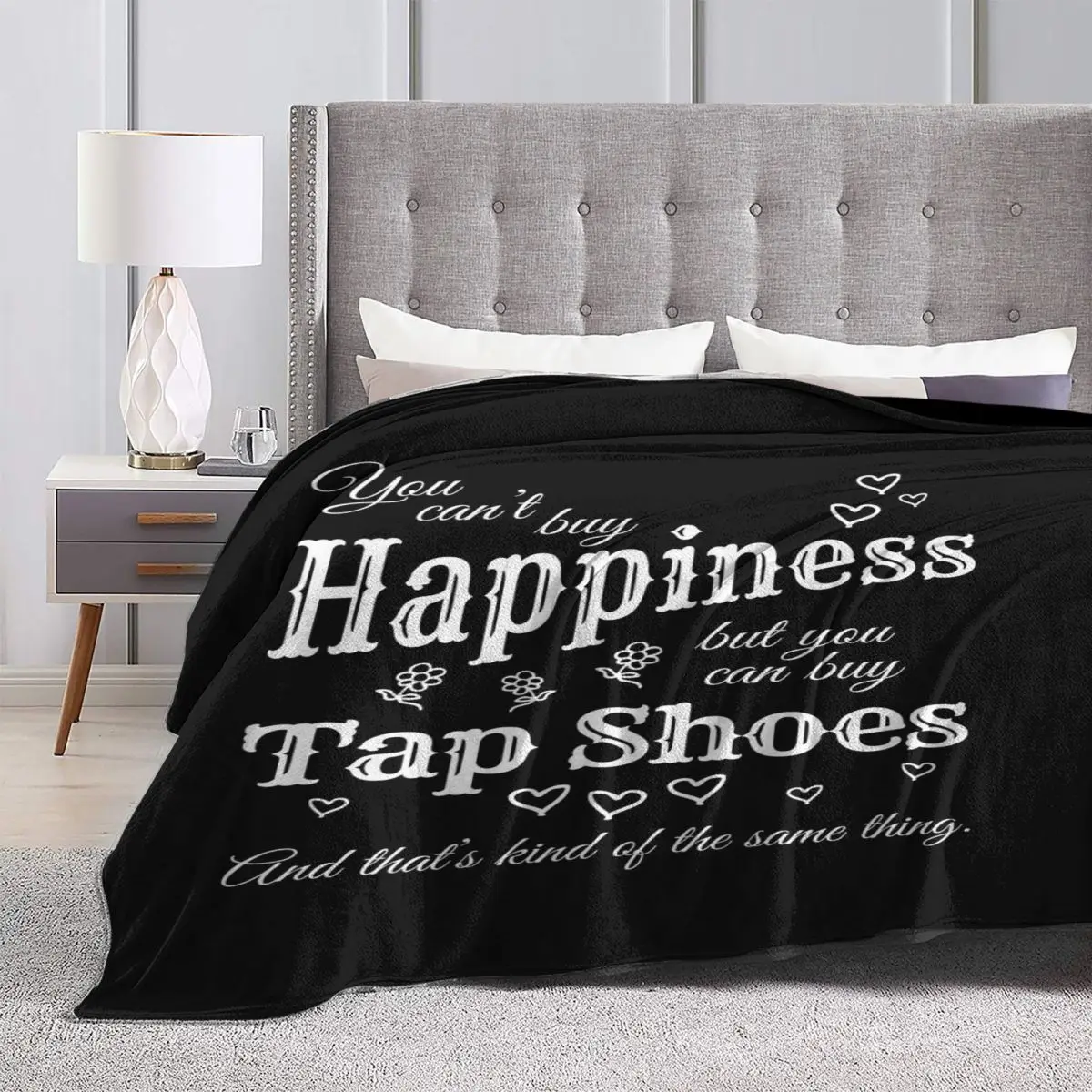 Buy Tap Shoes Dance Teacher Or Student For Four Seasons Universal Blanket Fireplace Can Be Laid Father's Day Gift