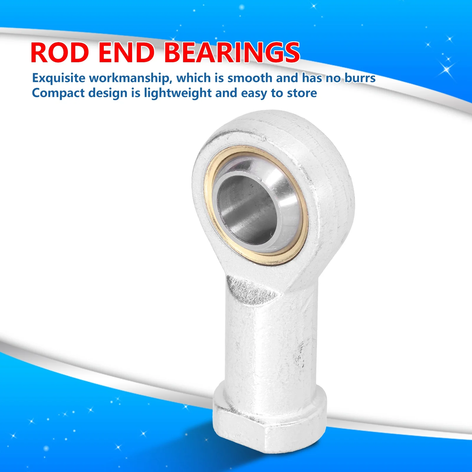 1PC Fisheye Rod End Bearing Wear Resistance for Machinery Electric Tools Automation Equipment - view 2