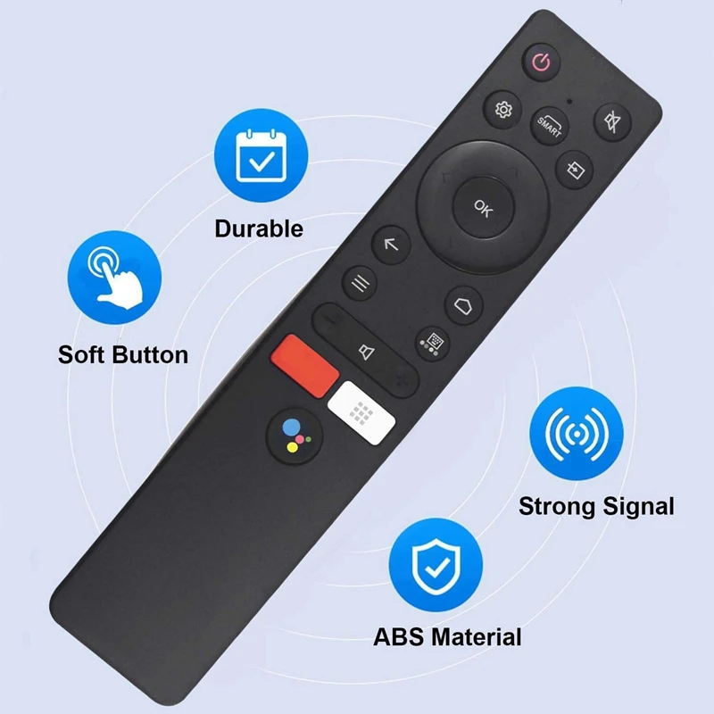 2X Replace RC890 Remote Control For Casper Android TV Voice For HG5000 50UG6000 Work For TV AC Audio Projector