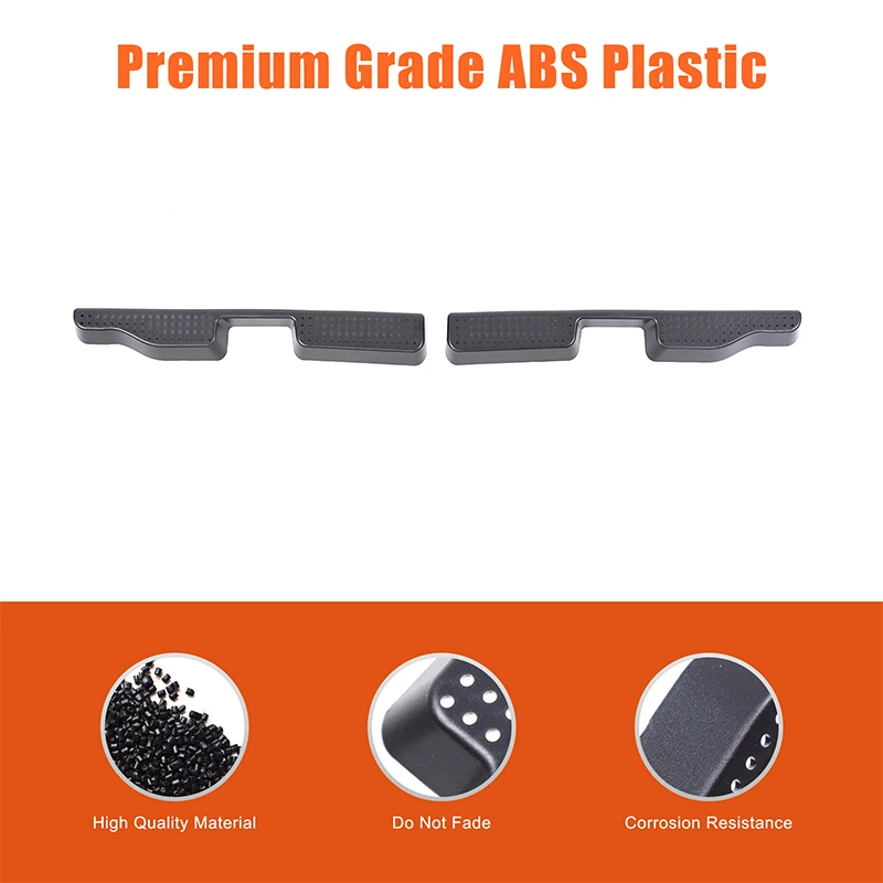 ABS Black For BMW 5 Series G60 2024 2025 Car Seat Lower Air Outlet Dust Cover Trim Car Interior Accessories