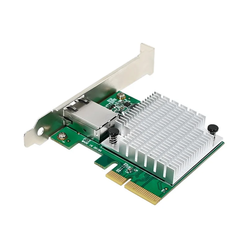 Imagem -03 - Placa de Rede Gigabit de Porta Única St7375 Mgig Aqc113c Pcie 4.0 x4 10 Gigabit Ethernet Nic