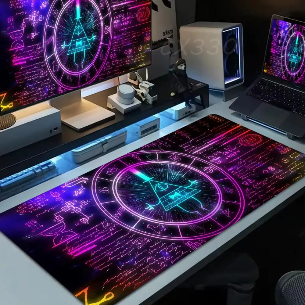Bill Cipher Mouse Pad Large Computer Mousepad Office 1000x500mm XXL Pc Gamer Non-slip Rubber Keyboard Deskmat