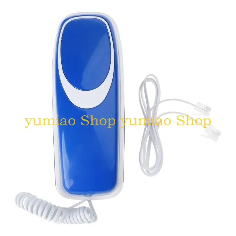 587B Home Telephone Landline Phone Wall/Desk Mountable Corded Phone No Need Battery