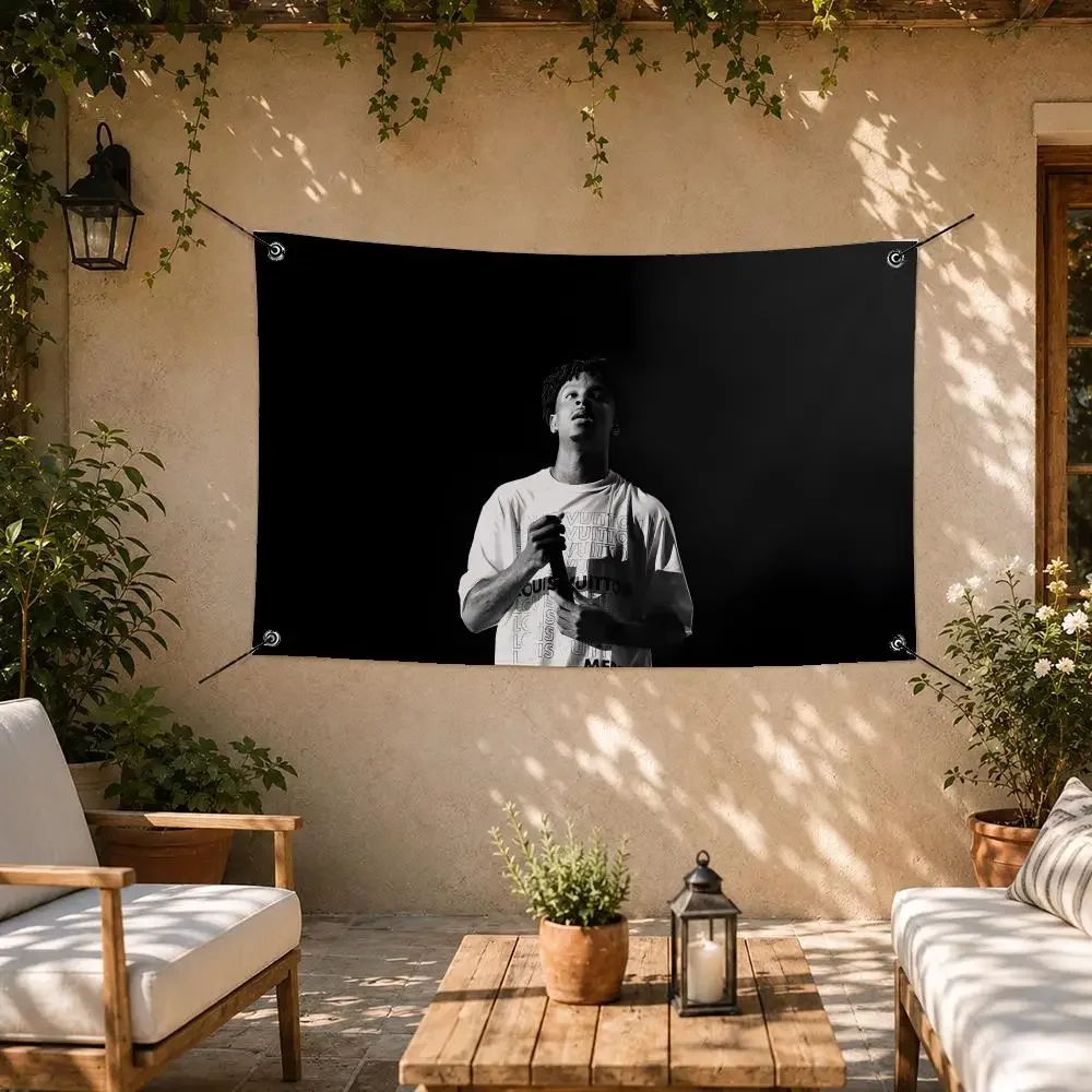 Rap Star 21 Savage Flags Room Bedroom Home Outdoor Wall Hanging Concert Printed Background Decoration Art Banne