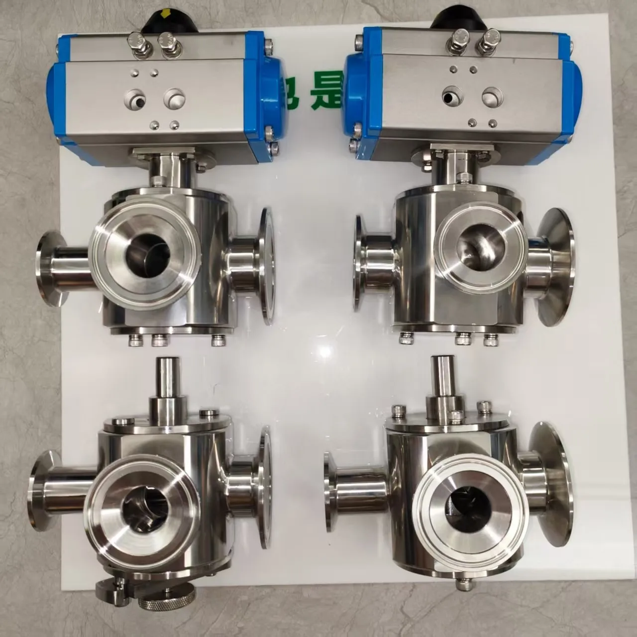 304 Filling Machine Accessories Paste Liquid Rotary Valve Three-way Liquid Three-way Discharge Nozzle Cylinder