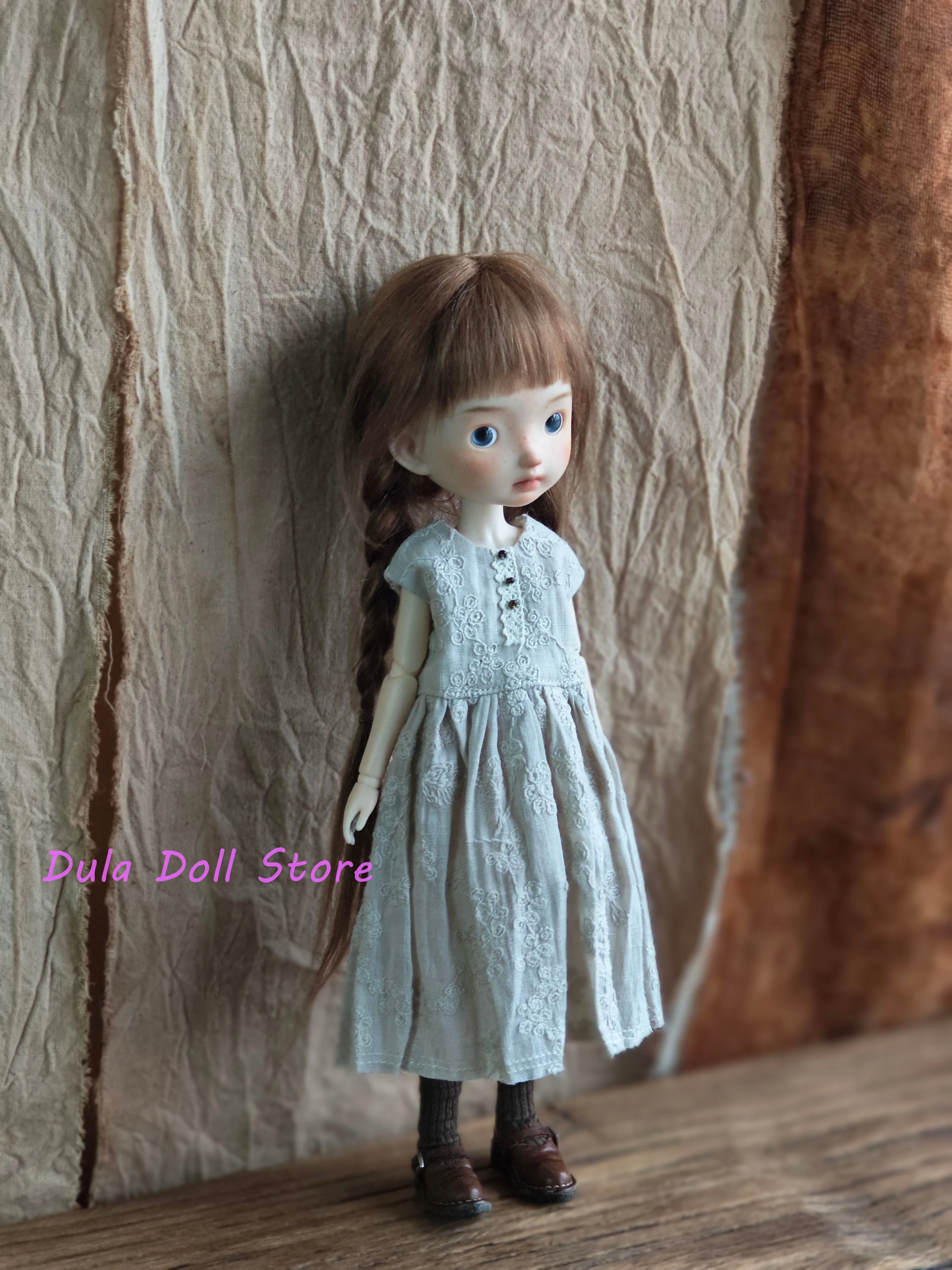 Ubranka dla lalek Dula, sukienka retro na ramiączkach, spódnica, spodnie, zestaw dla Blythe ob24 ob22 Azone Licca ICY JerryB 1/6 Bjd Doll