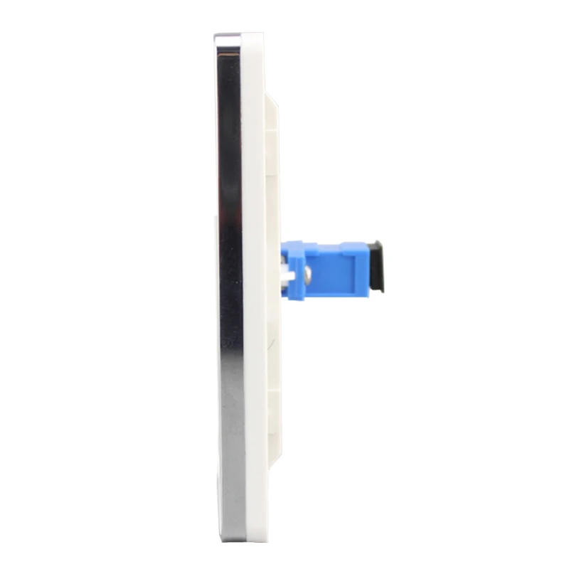 SC UPC Socket Wall Outlet Panel For SC/SC Optical Fiber Cable Port Connector Faceplate