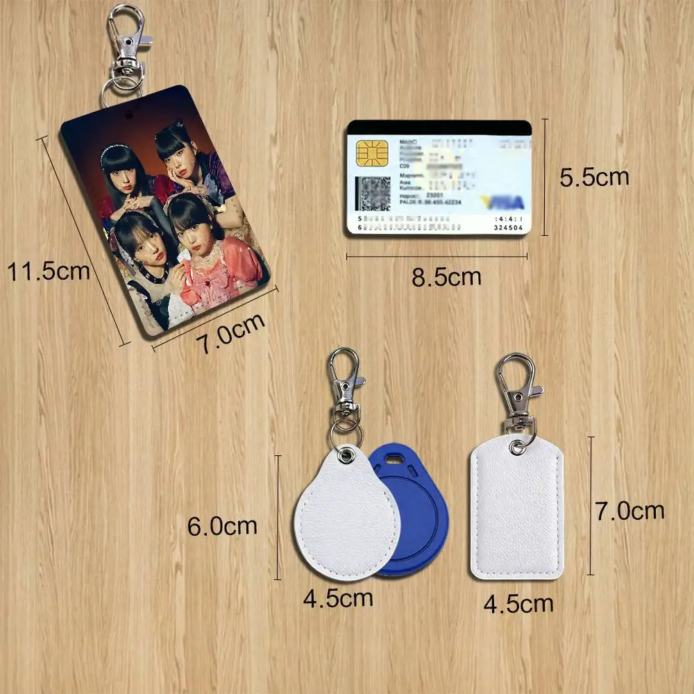 Halloween  Moka Phantom Siita Keychain Holder Suitable For Subway Bank Card Bus Card Case Badge Holder Wallet Card Textured