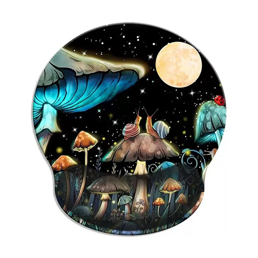 

Мягкий силиконовый коврик для мыши, подставка для запястий, нескользящая поддержка мышей, эргономичный коврик для ноутбука, стола, портативного компьютера