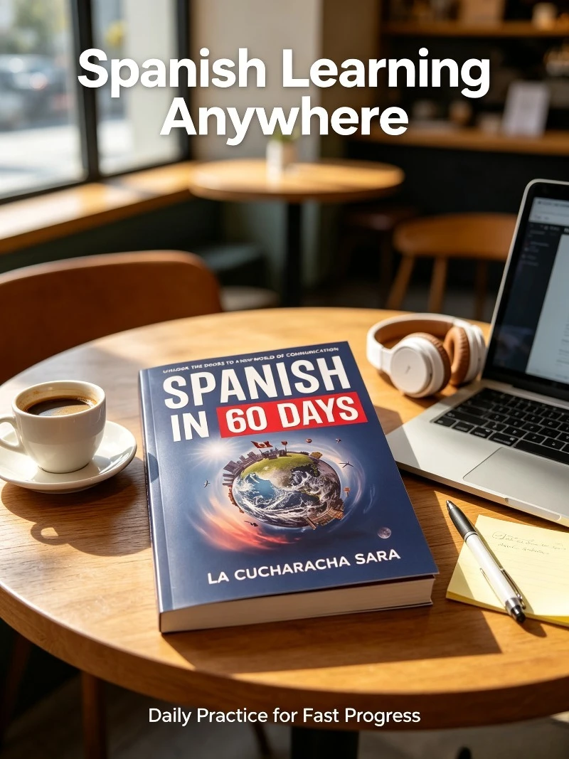Spanish In 60 Days Learn Spanish Fast Language Textbook Beginner Adult Daily Spanish Communication Learning Book