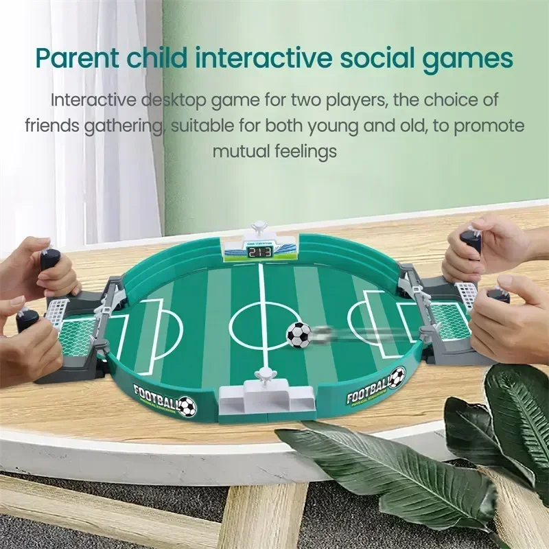 Soccer Table Football Board Game For Family Party Game, Tabletop Play Ball Soccer Toys, Portable Sport Outdoor Toy For Kids Gift