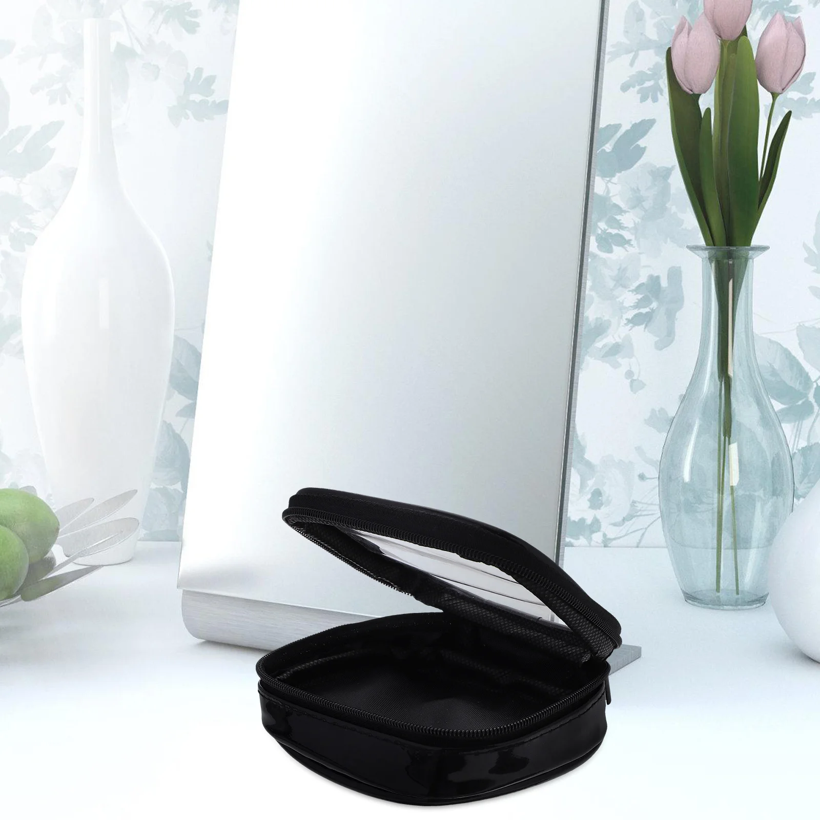 

Clear Travel Makeup Pouch Transparent Toiletry Organizer Small Portable Storage Bag For Women Mini Makeup Bag