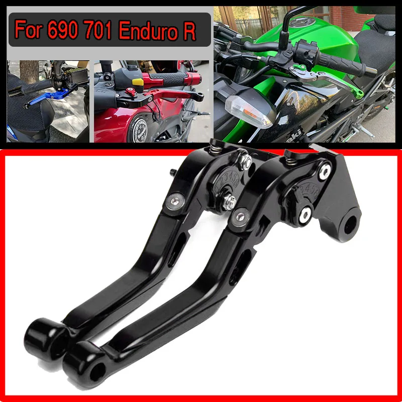

GasGas SM700 ES700 FOR 690 Enduro R SMCR 690SMC R 701 Enduro SM 701 Supermoto Folding Moto Clutch Brake Levers Handbar End Grips