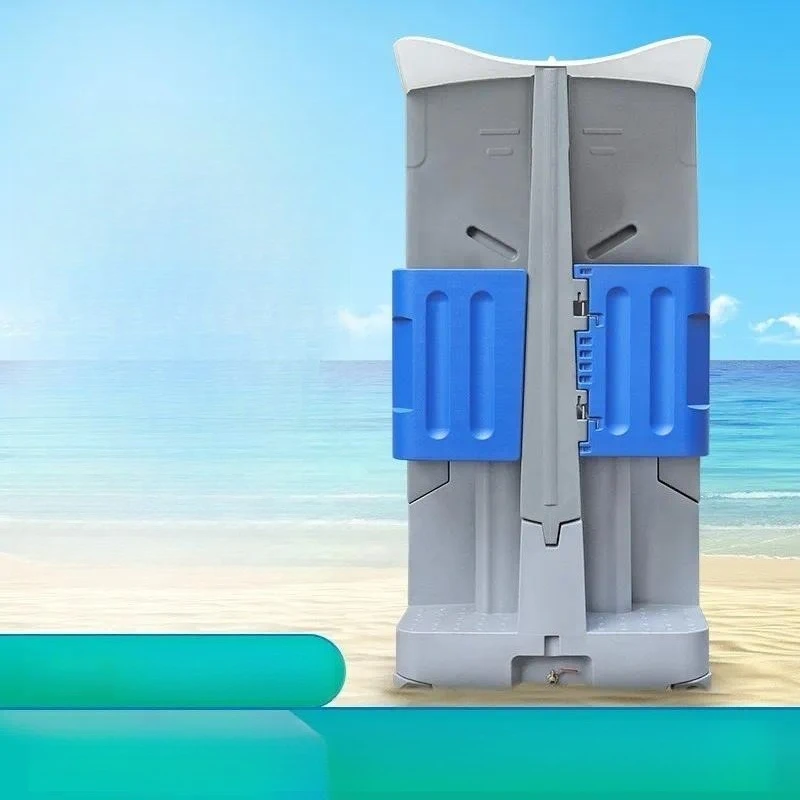 for Outdoor Portable Toilet for Four People Durable Eco Friendly Plastic Public Restroom for Temporary Use Camping Travel