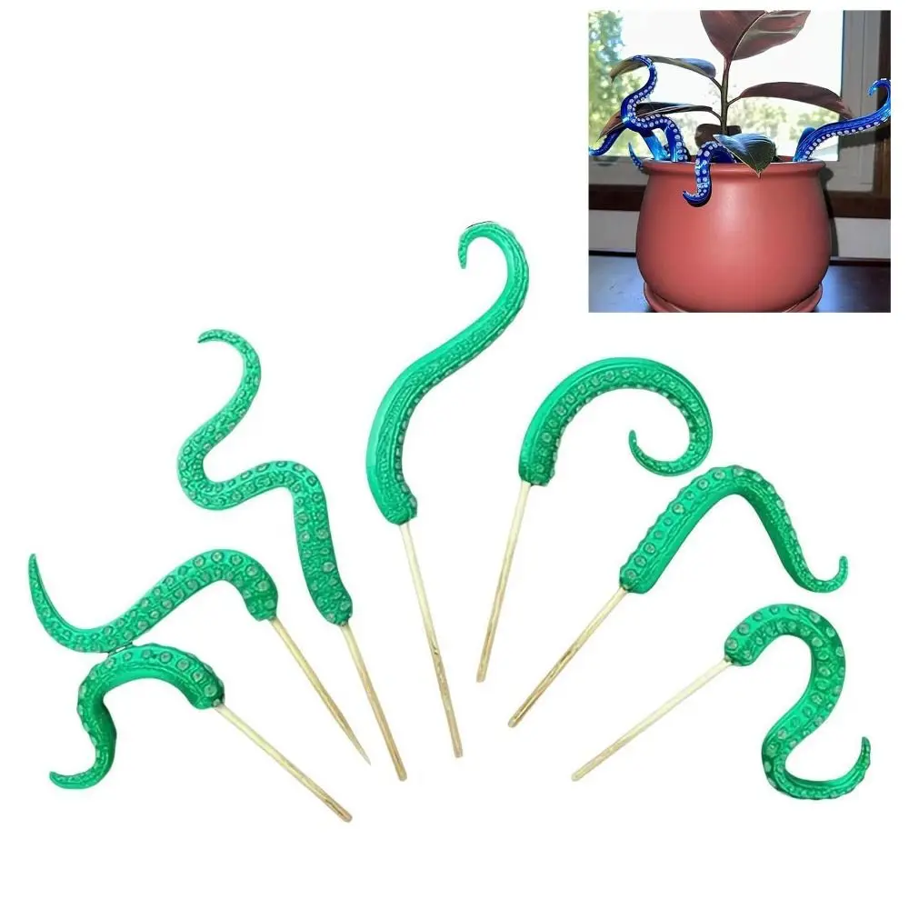 

For Plant Funny Octopus Flower Pot Tentacle Decoration Halloween Tentacle Props Garden Accessories Garden Stakes Resin