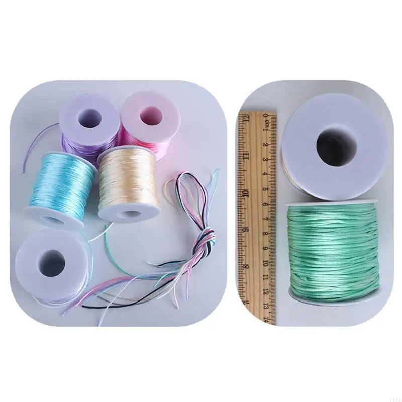 

60 м/рулон 1,5 мм, шнур «сделай сам», цепочка для прорезывания зубов, соска, цепочка, ожерелье, веревка для изготовления L8RB