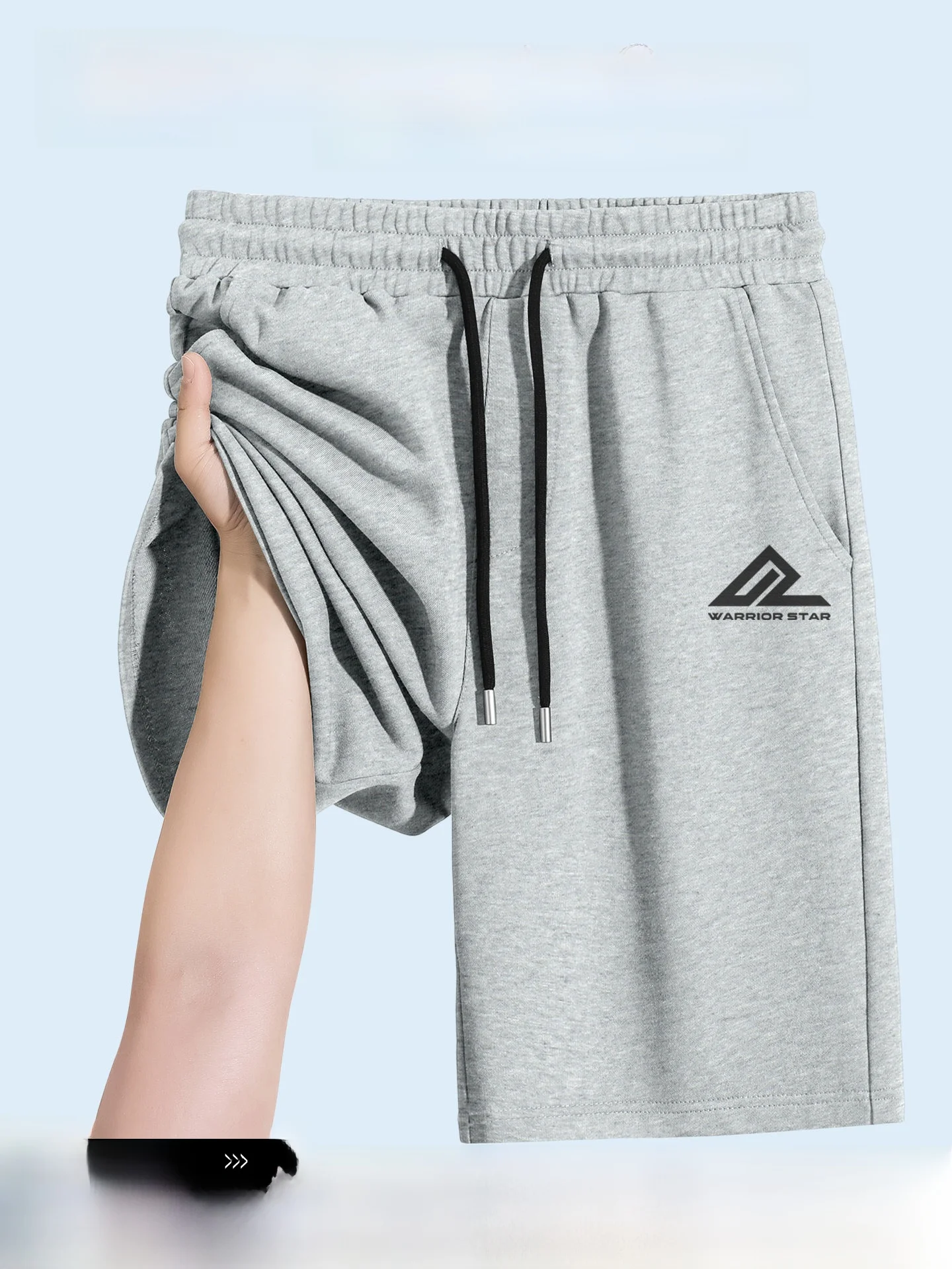 

Pure Cotton Loose Fit Summer orts for Men Spor Beachwear Five-Quarter Length Versatile for Fitn And Outdoor Activities