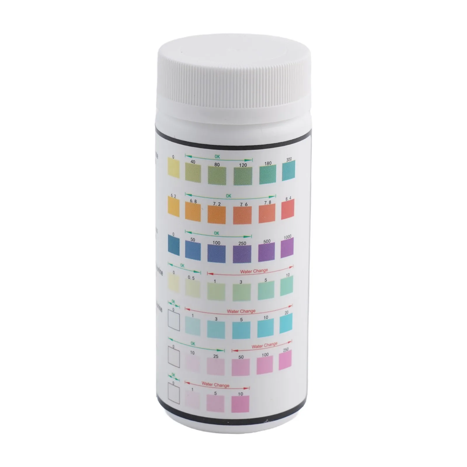 

Multiple Parameters Water Test Strips Kit Aquariums Spas Drinking Water PH Test Fish Tank Tropical Aquarium Pond