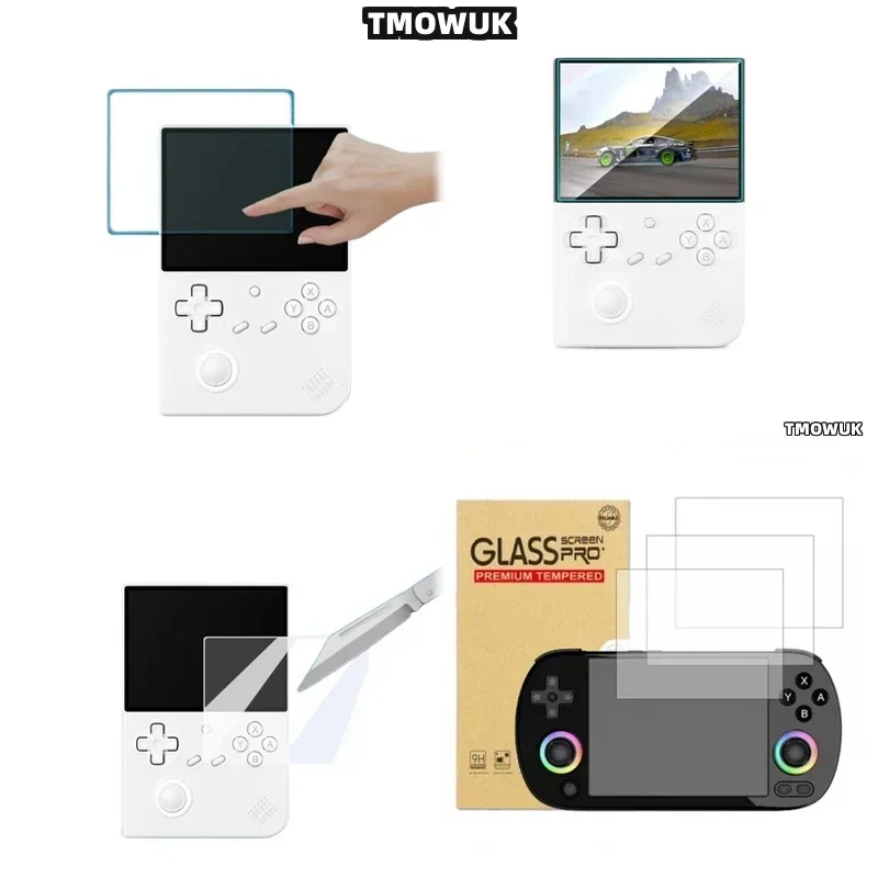 

For ANBERNIC RG40 XXV RG40 XXH RG406V Tempered Glass Film 9H Hardness For Game Use TMOWUK