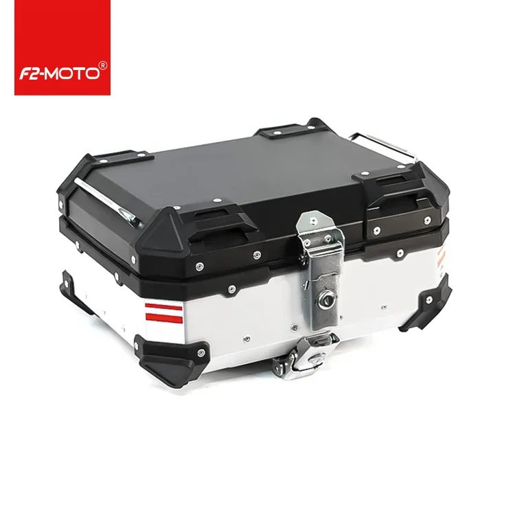 Factory Hot Selling 2023 Motorcycle Top Box 22l Fuse Trunk Volume Alloy Aluminum Tail Box Motorcycle Top Case