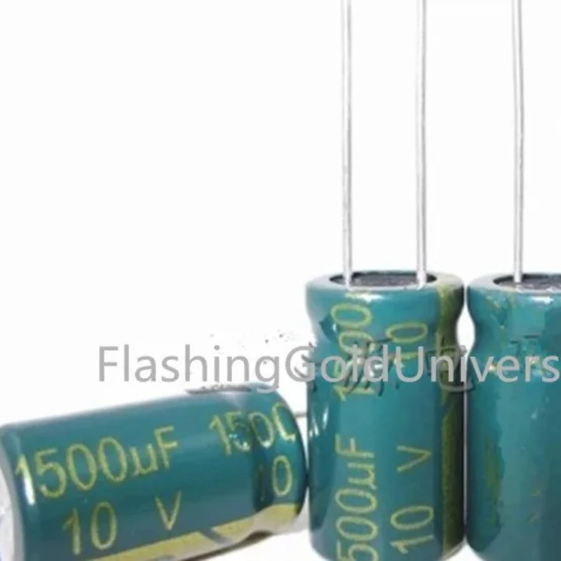 100PCS 10V 1500UF 1500UF 10V 10 V 1500 UF 10 V1500 UF 1500 UF10 V  Aluminum Electrolytic Capacitors Size:8*20 10*16