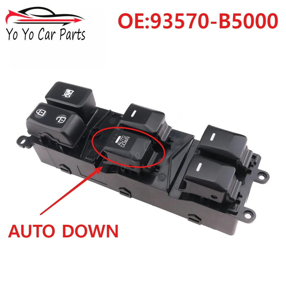 93570-B5000 Master Lifter Button For Kia Forte Cerato K3 2014 2015 2016 2017 Front Left Power Window Switch