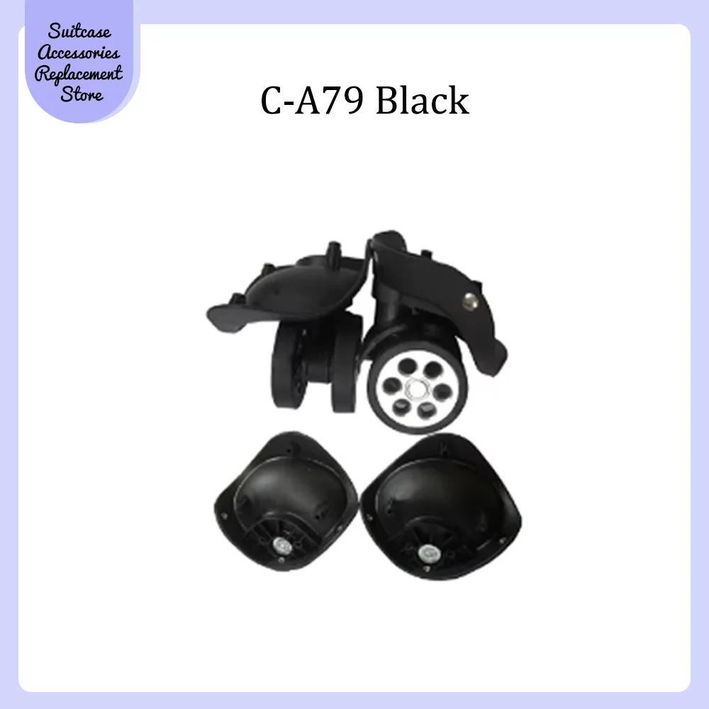 C-A79 Universal Wheel Replacement Suitcase Smooth Silent Shock Absorbing Durable Convenient Wheel Accessories Caster Wheels