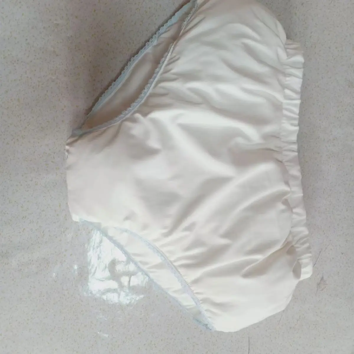 Man Women Handmake Sleek Proof Cotton Blended Briefs Wateproof Fluffy Soft Panties