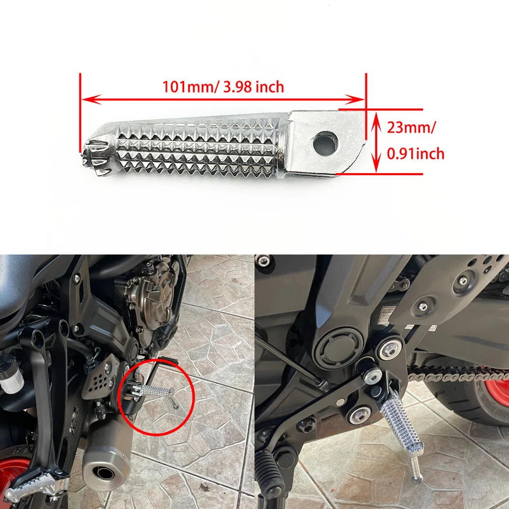 Motorcycle Front / Rear Footrests Foot pegs Foot Pedal Spring For YAMAHA R1 R6 MT09 MT07 R3 R15 R25 FZ1 FZ6 YZF600 YZF1000