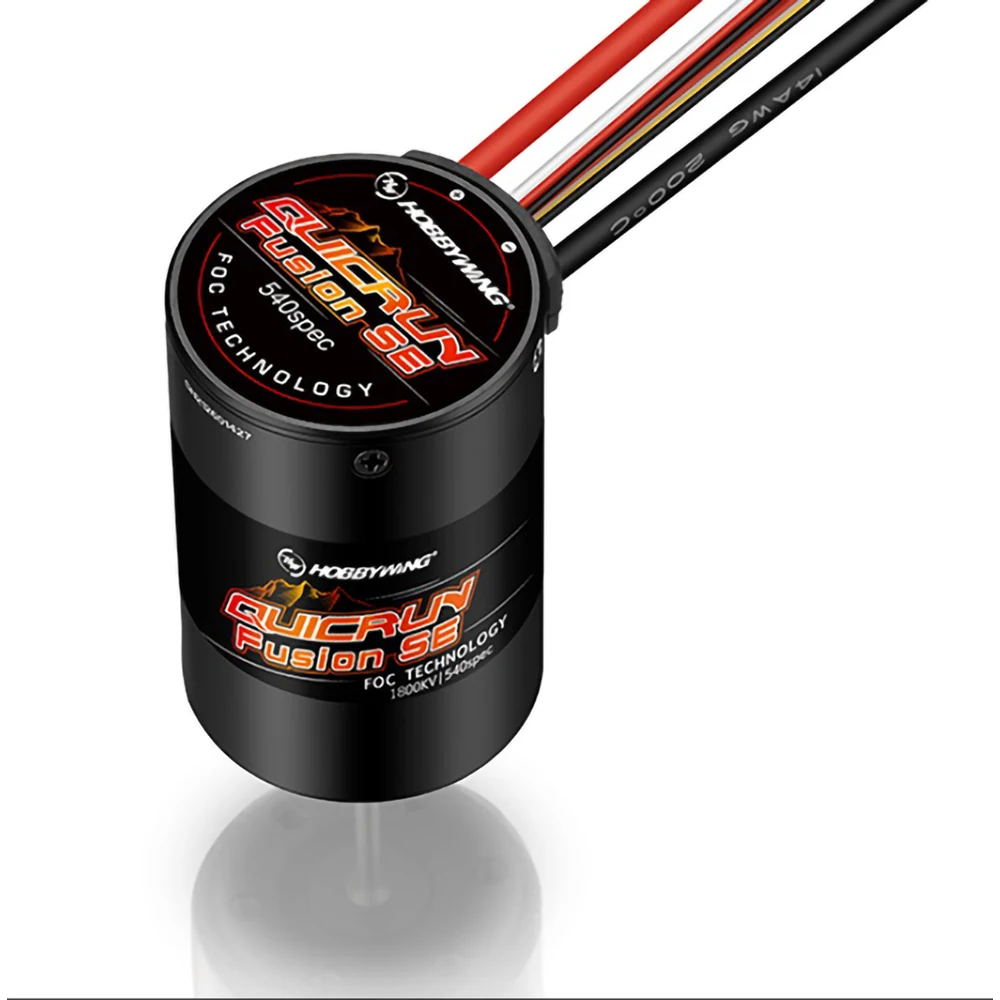 HobbyWing QuicRun Fusion SE Waterproof Brushless Sensory Motor 1200kv 1800kv Built in 40A ESC 2 in 1 for RC 1/10 RC Climbing Car