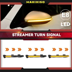 Intermitente dinámico LED para coche, espejo retrovisor para VW Golf 7,5 MK7.5 GTI R GTD RLINE MK7 7, 2013, 2016, 2017, 2019, 2020, 2 piezas