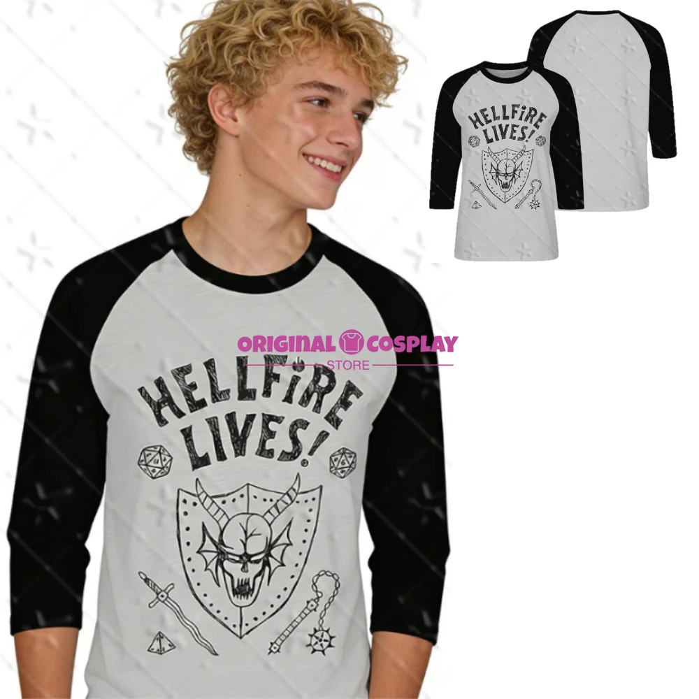 

Summer Hellfire Club Monster Graphic T-shirt High-Quality Short Sleeve O-Neck Comfortable Streetwear Harajuku Y2k Men's Tshirt