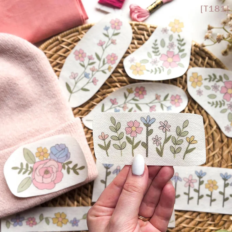 

Цветной водорастворимый стабилизатор для ручной вышивки в виде цветка подсолнуха, моющийся, для отработки навыков вышивания