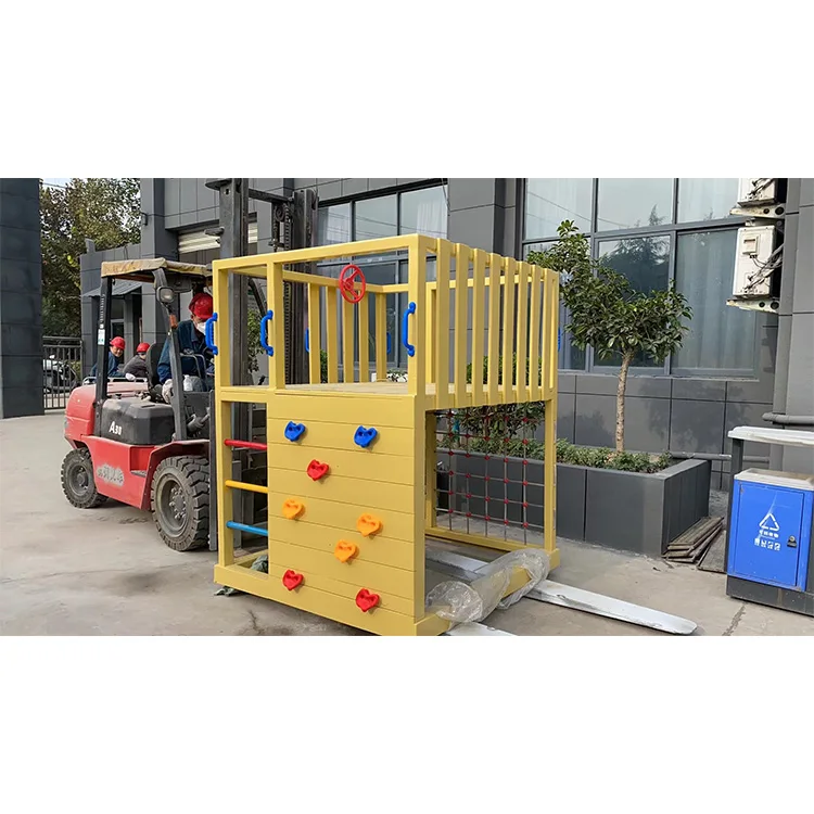 Outdoor Toys Baby Rocker Wooden Climbing Frame Children's Play Set