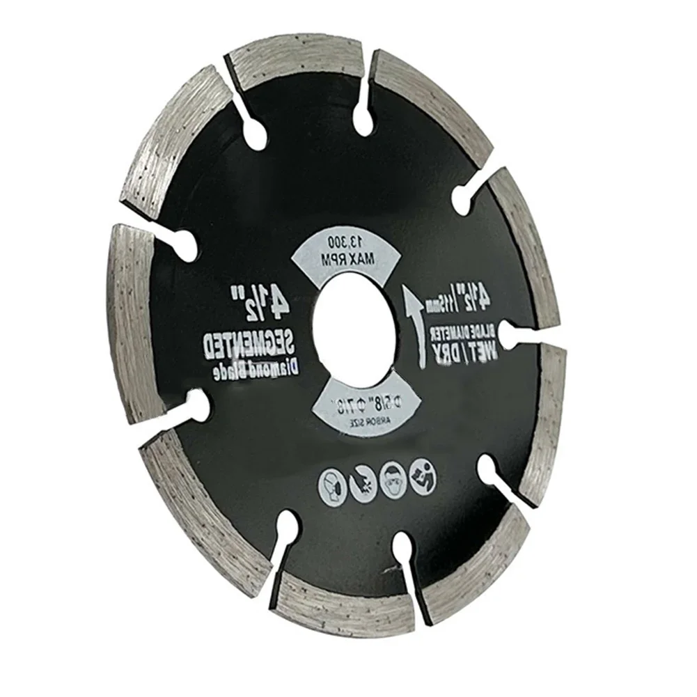 Disco da taglio in pietra con lama diamantata da 115mm per smerigliatrice angolare lame per utensili da taglio in granito di marmo accessori per utensili elettrici