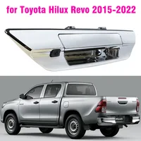 Puerta trasera de coche, manija de maletero, cámara de visión trasera HD para Toyota Hilux Revo 2015-2022 cromado