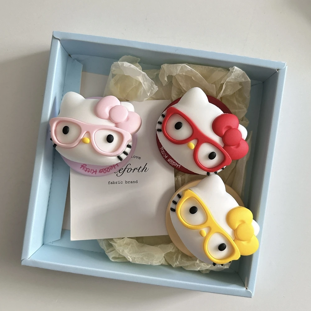 

Cute Sanrio Hello Kitty For Magsafe Magnetic Phone Griptok Grip Tok Stand For iPhone Foldable Wireless Charging Case Holder
