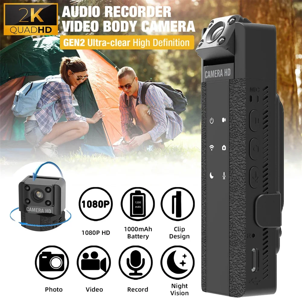 Grabadora de vídeo Digital portátil HD 1080P, actualización de cámara corporal L16, Wifi, Mini cámara de visión nocturna, videocámara en miniatura DVR de movimiento