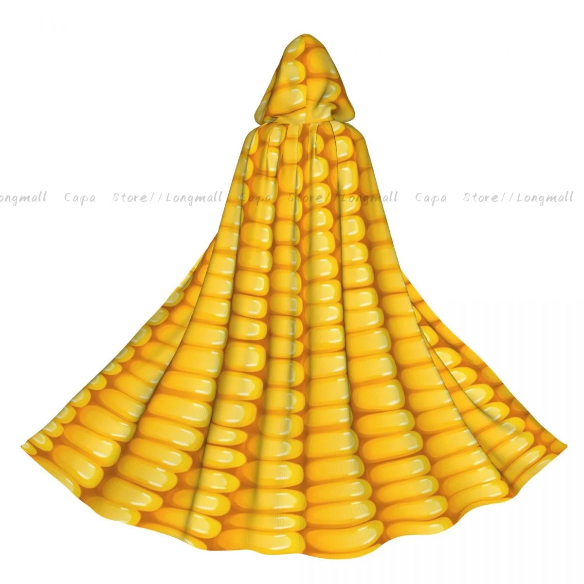 

Corncobs Cloak Hooded Cosplay Costume Halloween Adult Long Party Cape