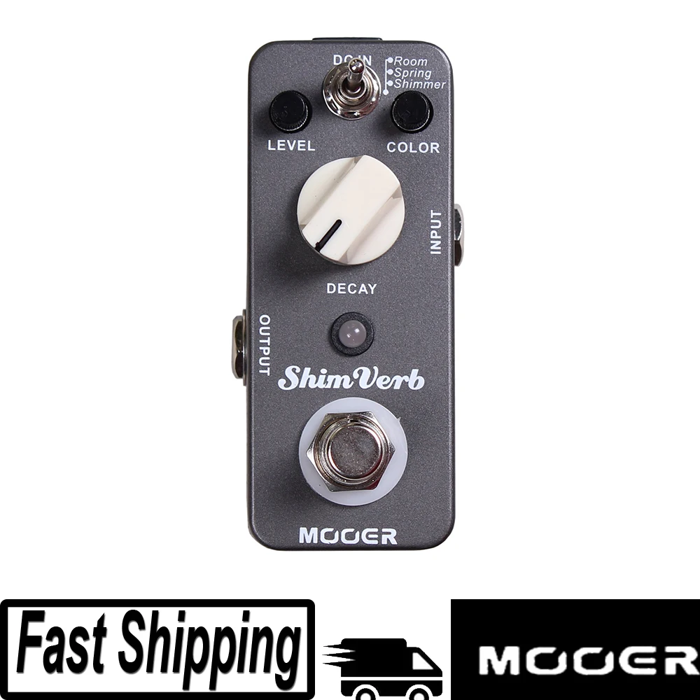 

Mooer ShimVerb Digital Reverb Guitar Effect Pedal Mini Guitar Pedal 3 Reverb Modes True Bypass Guitar Parts for Electric Guitar
