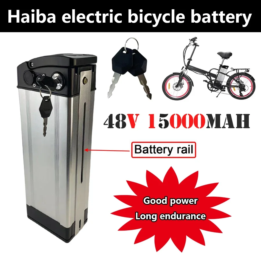 

HaiBa 48V Ebike Battery Pack 15000mAH For Shengmilo MX20 Folding Fat Tire Snow Bike Electric Bicycle