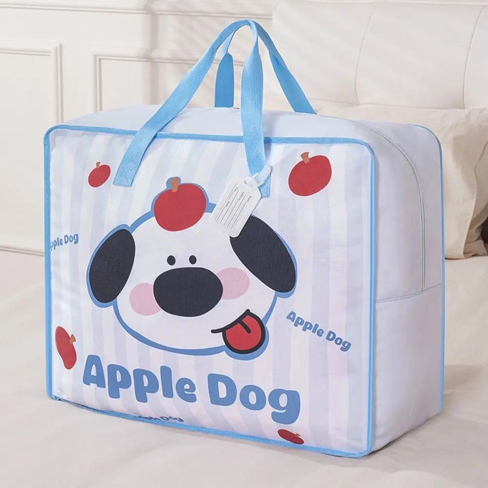 Cartoon Kindergarten Quilt Storage Bag Zipper Foldable Clothes Moving Bag Large Capacity Dustproof Luggage Storage Bag Bedding