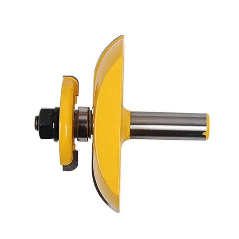 6Pcs 1/2Inch Shank Rail & Blade Cutter Panel Cabinet Router Bits Set Milling Cutter Power Tools Door Knife Wood Cutter-AT30