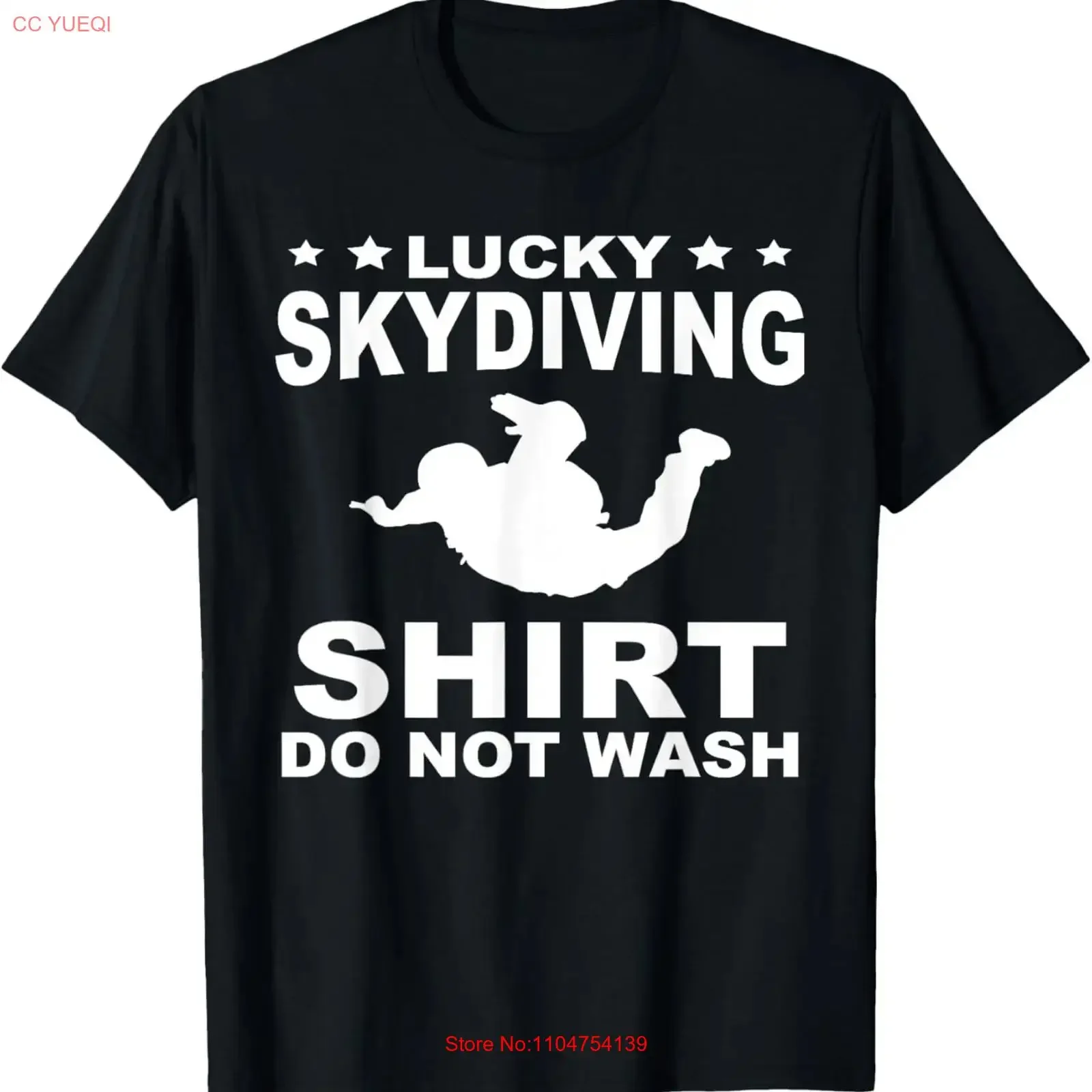 Skydiving Tandem Parachute Jump Skydiver T Shirt vintage Washed Breathable Top For Everyday Wear Comfortable Soft