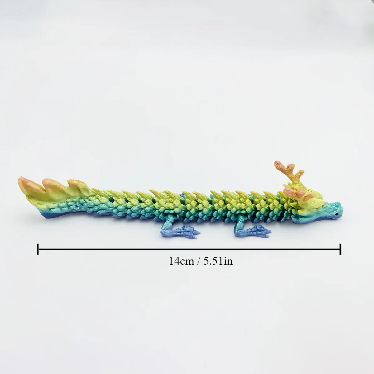 3D Printing Small Chinese Loong Small Shenlong Handicraft Decoration Gift Online Popularity Creative Handmade Gift