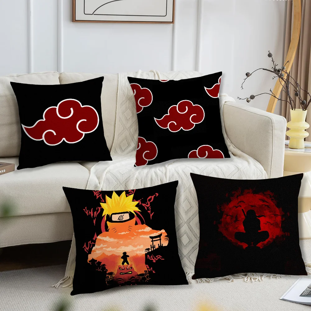 cushion cover N-Narutos For Home Uchiha Bedroom Room Decoration Living Room Itachi Sofa Pillow Case Suitable